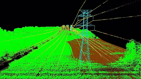 Drone LiDAR Powerline survey